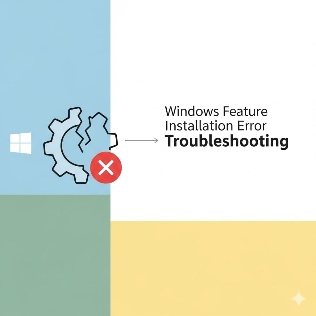 Ajout de windows features en échec
